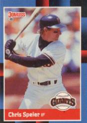 1988 Donruss Baseball Cards    239     Chris Speier